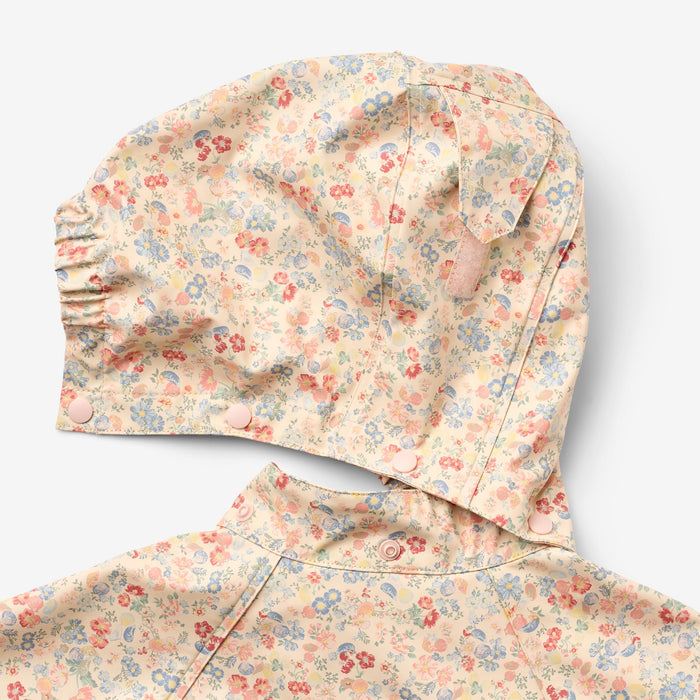 Wheat Outerwear Raincape Drops Jacket 9597 flowers and seashells