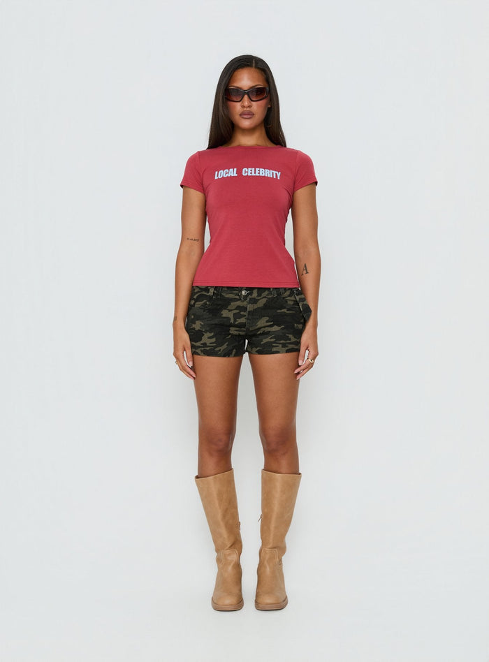 Remix Micro Shorts Camo