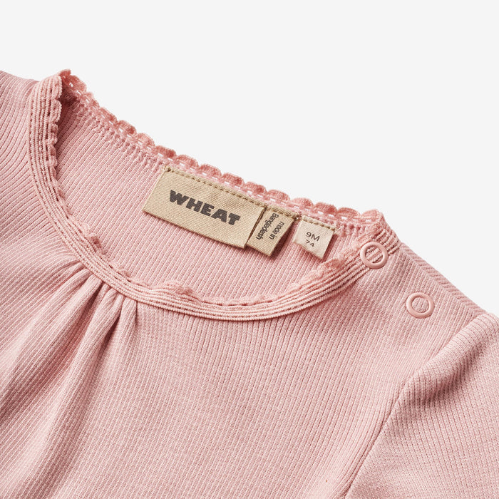 Wheat Main Rib Body L/S Lotta Underwear/Bodies 1188 rose frost