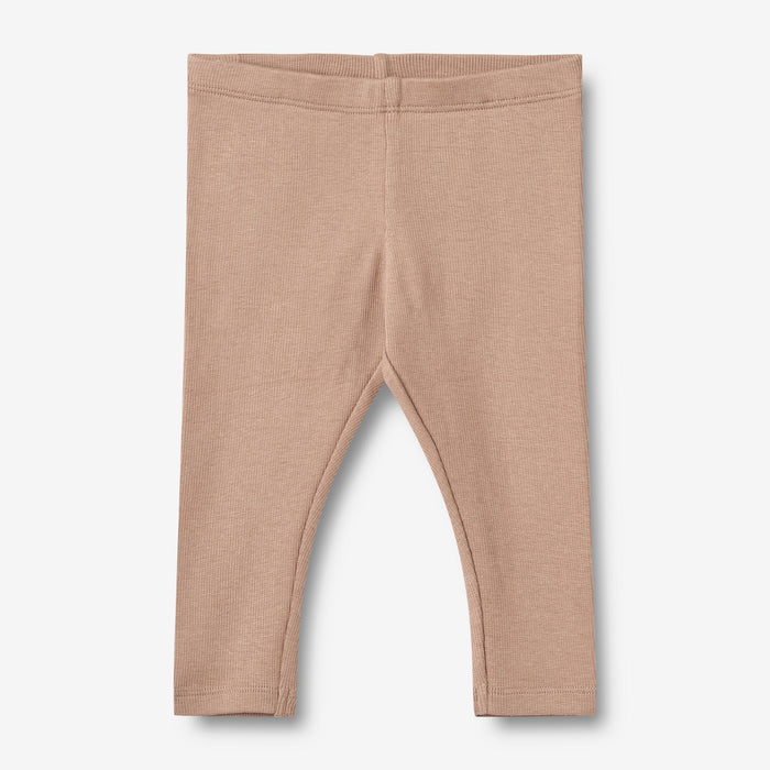 Wheat Main Rib Leggings Maddy | Baby Legging 1164 nougat rose