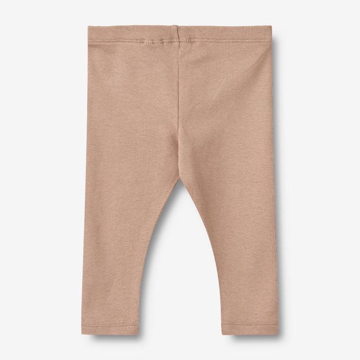 Wheat Main Rib Leggings Maddy | Baby Legging 1164 nougat rose