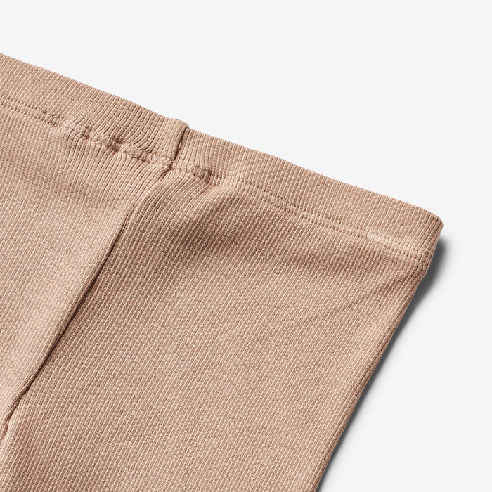 Wheat Main Rib Leggings Maddy | Baby Legging 1164 nougat rose