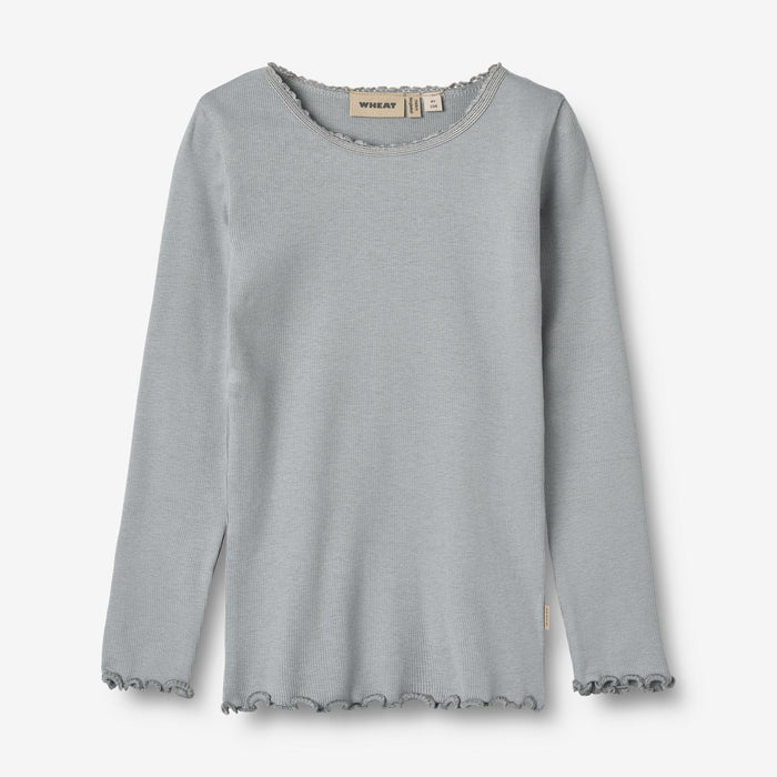 Wheat Main Rib T-Shirt L/S Reese Jersey Tops and T-Shirts 1528 cloudy sky