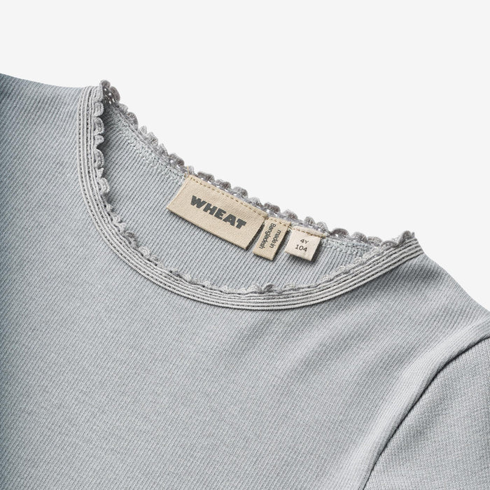 Wheat Main Rib T-Shirt L/S Reese Jersey Tops and T-Shirts 1528 cloudy sky