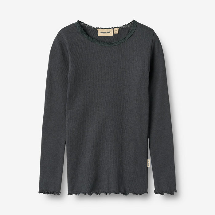 Wheat Main Rib t-shirt L/S Reese T-Shirt 9561 night
