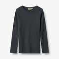 Wheat Main Rib T-Shirt L/S Stig Jersey Tops and T-Shirts 1432 navy