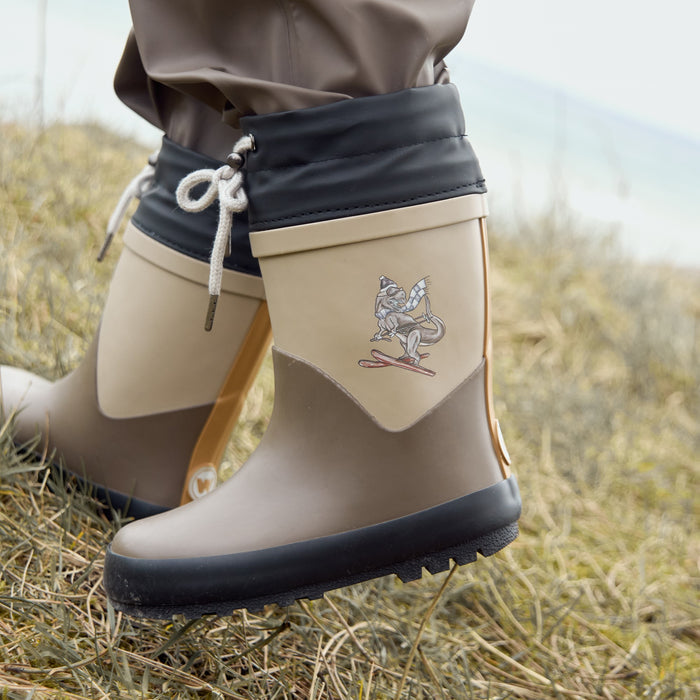 Wheat Footwear Rubber Boot Thermo Solid Rubber Boot 1139 dry wood dino