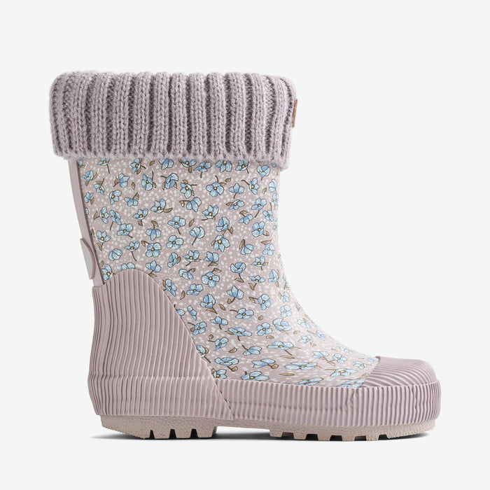 Wheat Footwear Rubber Boot Thermo Wader Rubber Boot 9735 lilac blue flowers