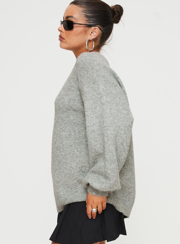product Ryanna Sweater Grey Princess Polly  Long