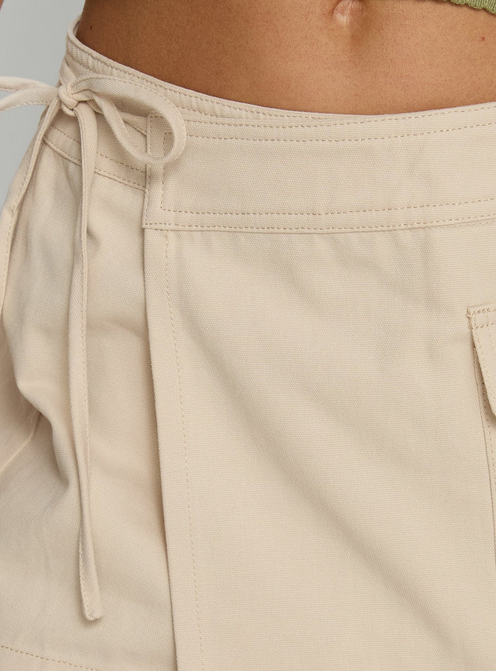 product Princess Polly Samarie Cargo Mini Skirt Concrete Mini Skirts Skirts