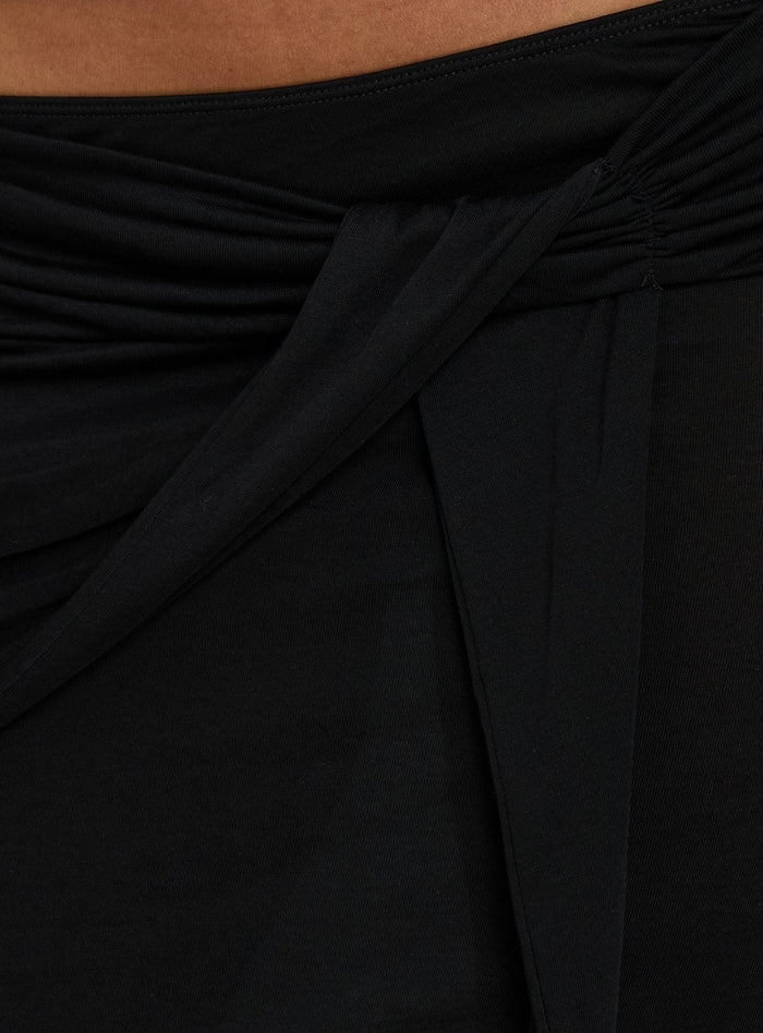 Designed with the Samelia Wrap Maxi Skirt Black womens-skirts in maxi length product Princess Polly