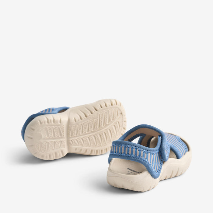 Wheat Footwear Sandal Bani Sandal 9580 blue swim stripe