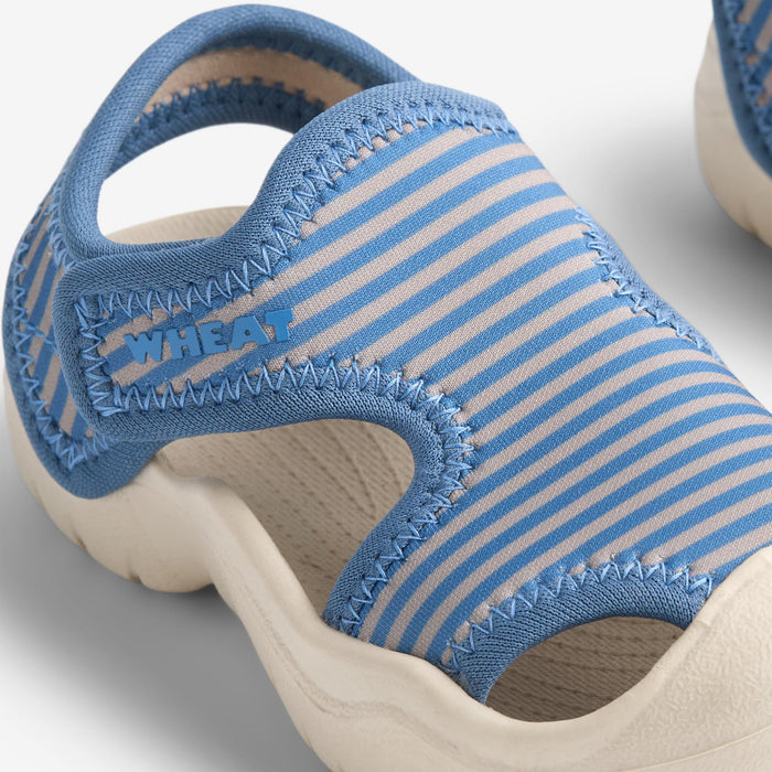 Wheat Footwear Sandal Bani Sandal 9580 blue swim stripe
