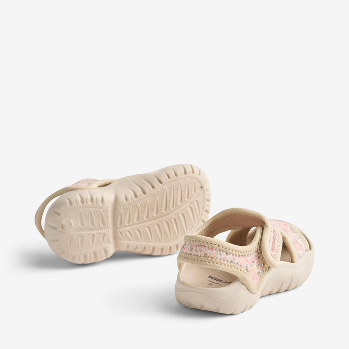 Wheat Footwear Sandal Bani Sandal 9427 ivory flower meadow