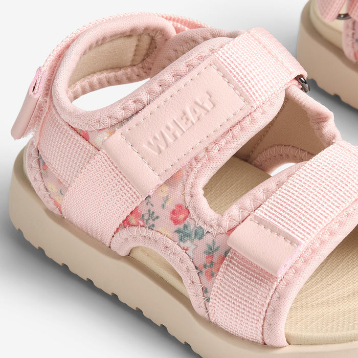 Wheat Footwear Sandal Mandy Sandal 2526 powder flowers and seashells