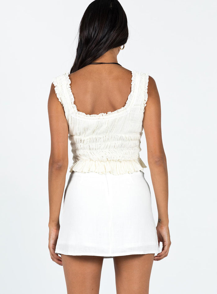product Selby Mini Skirt White Princess Polly  Mini Skirts