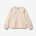 Wheat Main Shirt L/S Flora Shirts and Blouses 3129 eggshell