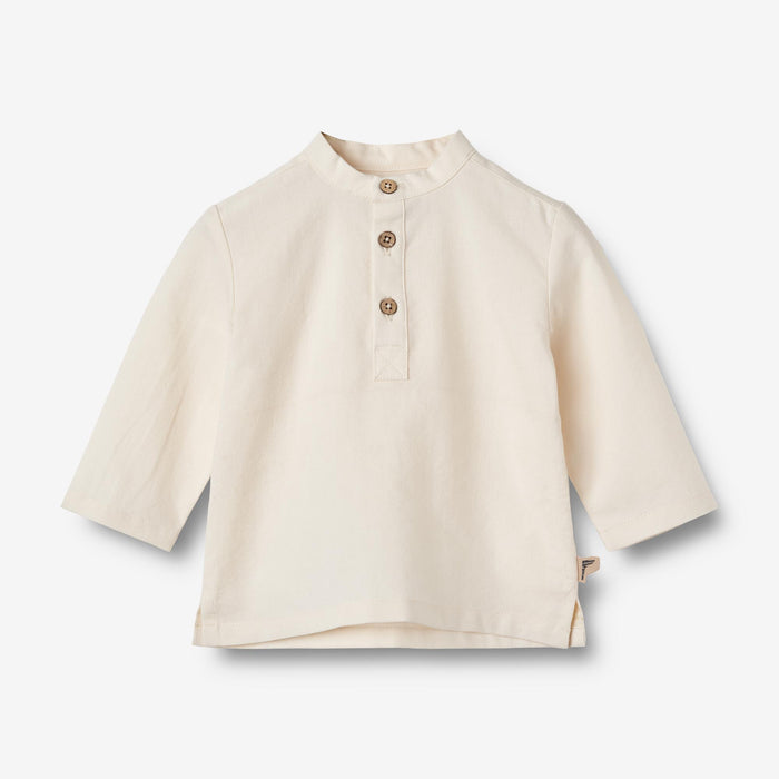Wheat Main Shirt L/S Jonas Shirts and Blouses 3129 eggshell