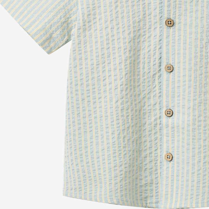 Wheat Main Shirt S/S Anker Shirt 9664 summer sky stripe