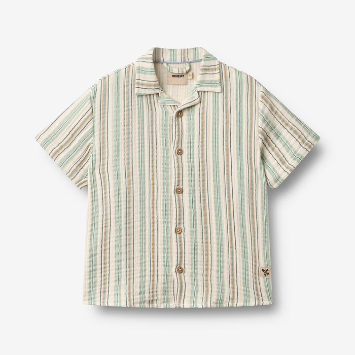 Wheat Main Shirt S/S Anker Shirt 9665 summer stripe