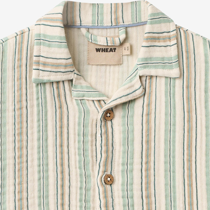 Wheat Main Shirt S/S Anker Shirt 9665 summer stripe
