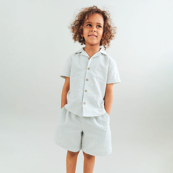Wheat Main Shorts Cuba Shorts 9664 summer sky stripe