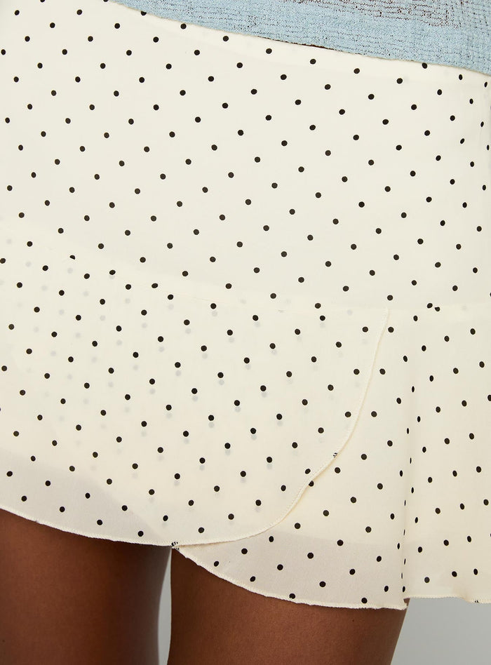 product Princess Polly Sonsie Mini Skirt Cream Mini Skirts