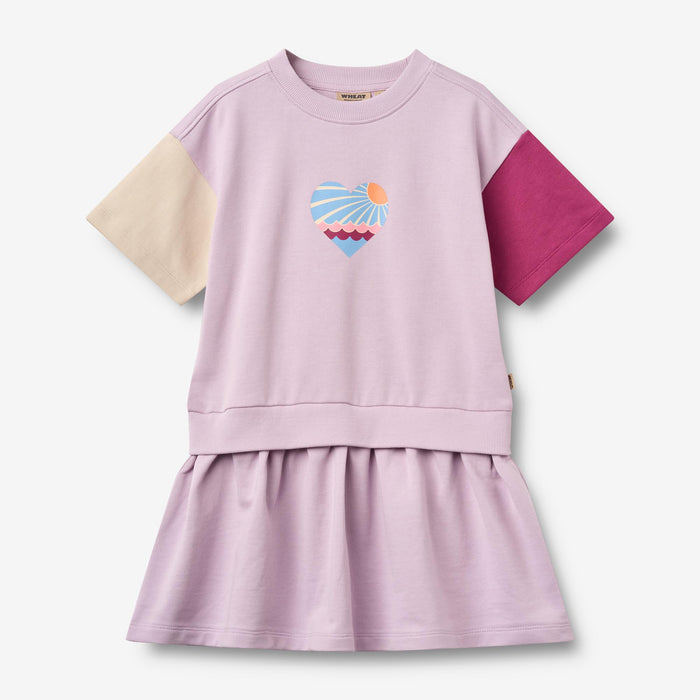 Wheat Main Sweat Dress S/S Mey Dress 9820 lavender glow