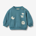 Wheat Main Sweatshirt L/S Elliot Sweatshirt 4342 blue teal