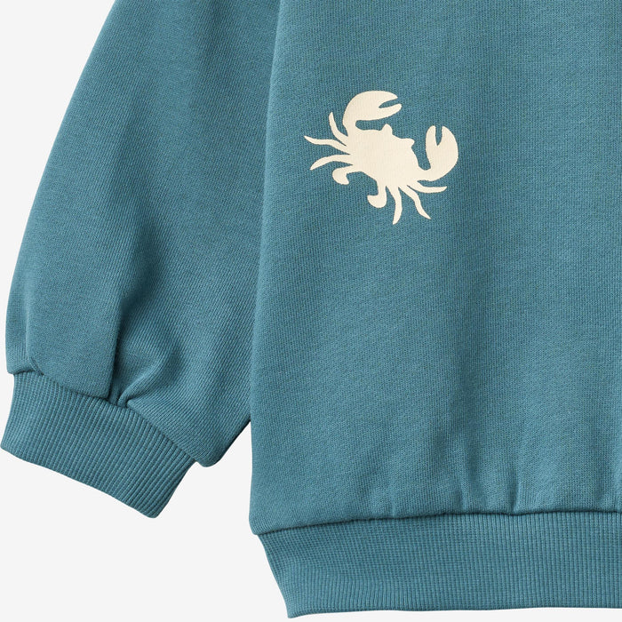 Wheat Main Sweatshirt L/S Elliot Sweatshirt 4342 blue teal