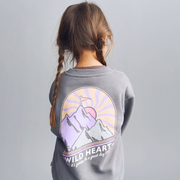 Wheat Main Sweatshirt L/S Ellis Sweatshirt 9624 flint