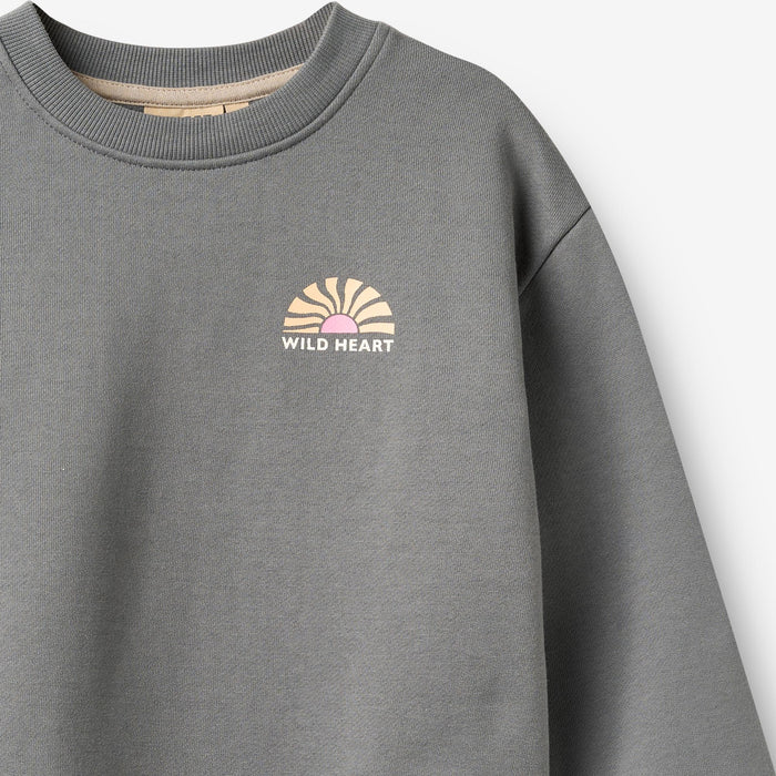 Wheat Main Sweatshirt L/S Ellis Sweatshirt 9624 flint