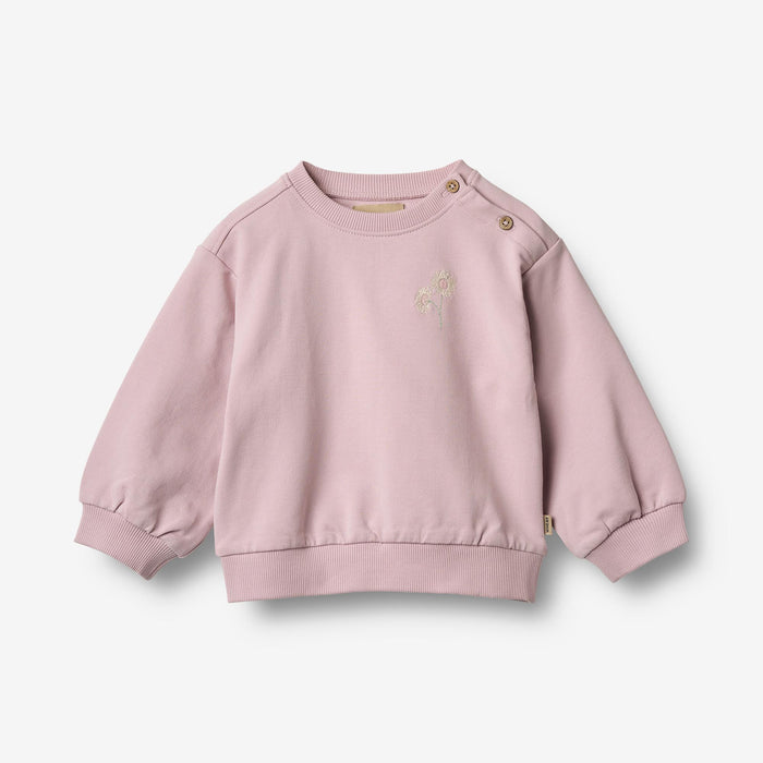 Wheat Main Sweatshirt L/S Embroidery Eliza Sweatshirt 9428 lavender mist