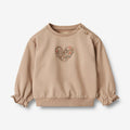 Wheat Main Sweatshirt L/S Embroidery Nelly Sweatshirt 1190 rose shadow