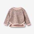 Wheat Main Sweatshirt L/S Emery Sweatshirt 9899 rose brown flowers