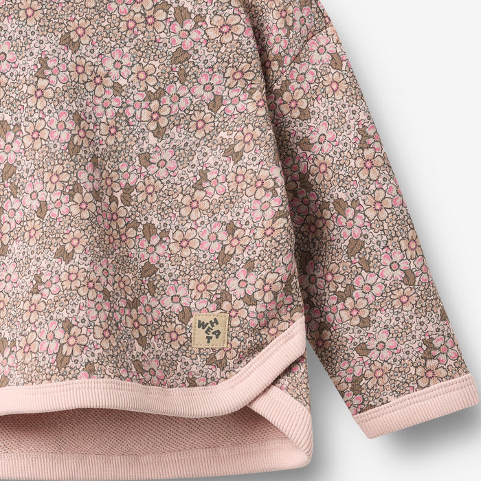 Wheat Main Sweatshirt L/S Emery Sweatshirt 9899 rose brown flowers