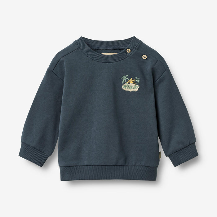 Wheat Main Sweatshirt L/S Sander Sweatshirt 1060 ink