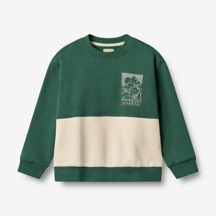 Wheat Main Sweatshirt L/S Steff Sweatshirt 9558 kale