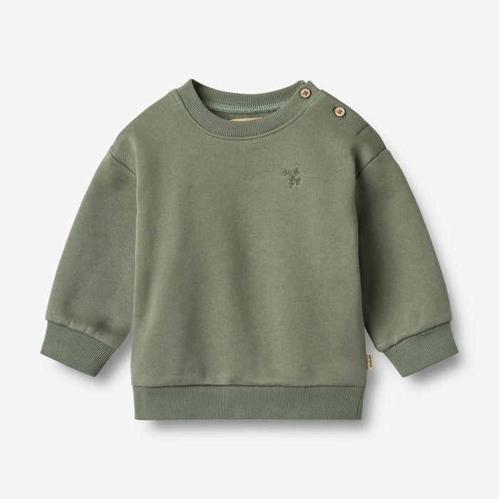 Wheat Main Sweatshirt L/S Willi Sweatshirt 4119 dusty green