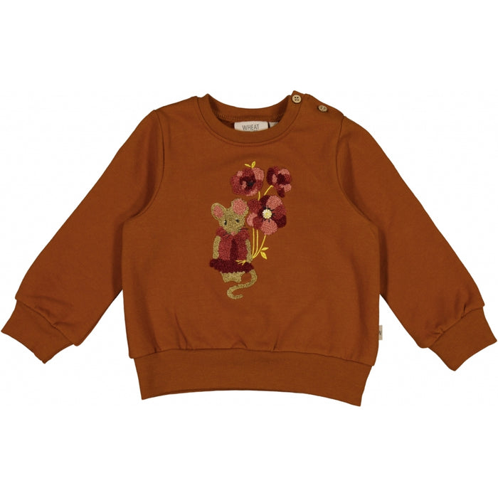 Wheat Main Sweatshirt Mouse Terry Sweatshirt 3024 cinnamon