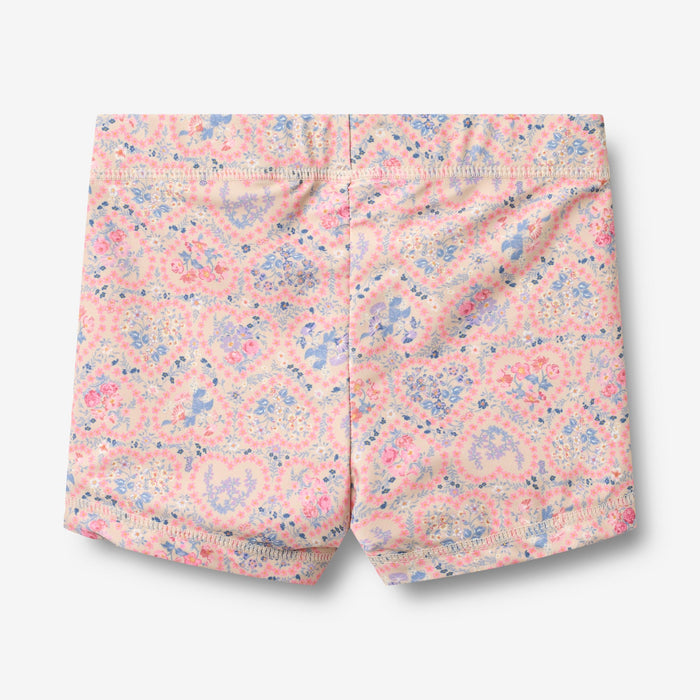 Wheat Main Swim Shorts Niki Shorts 9650 pink heart flowers