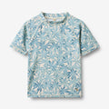 Wheat Main Swim T-shirt S/S Jackie T-Shirt 9635 blue palm