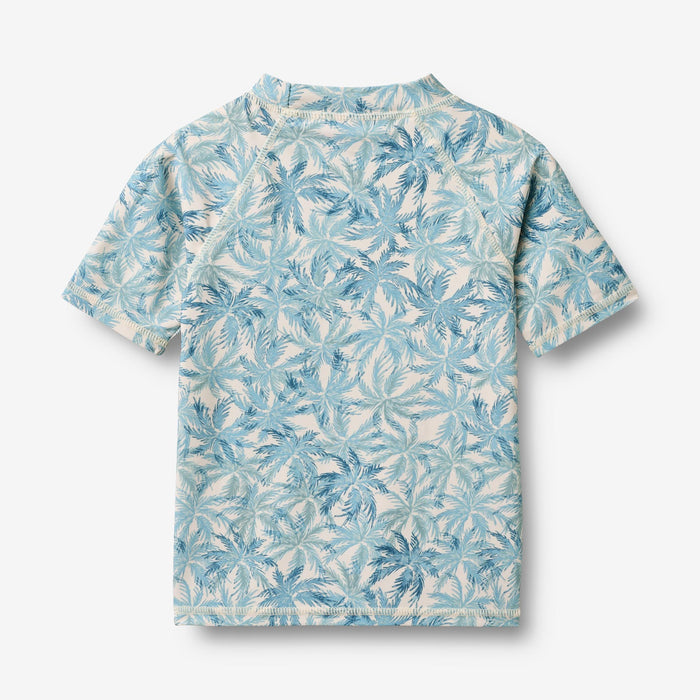 Wheat Main Swim T-shirt S/S Jackie T-Shirt 9635 blue palm