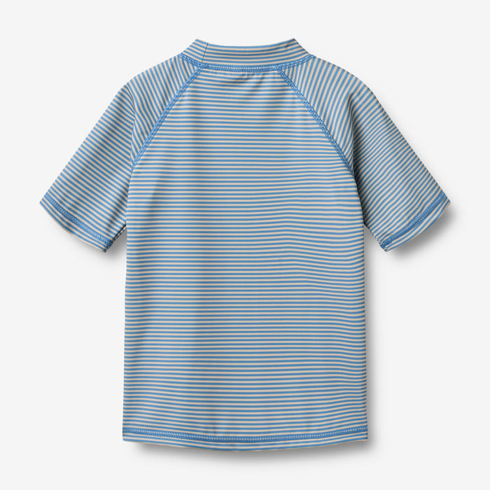 Wheat Main Swim T-shirt S/S Jackie T-Shirt 9580 blue swim stripe