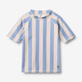 Wheat Main Swim T-shirt S/S Jackie T-Shirt 9732 bold blue stripe