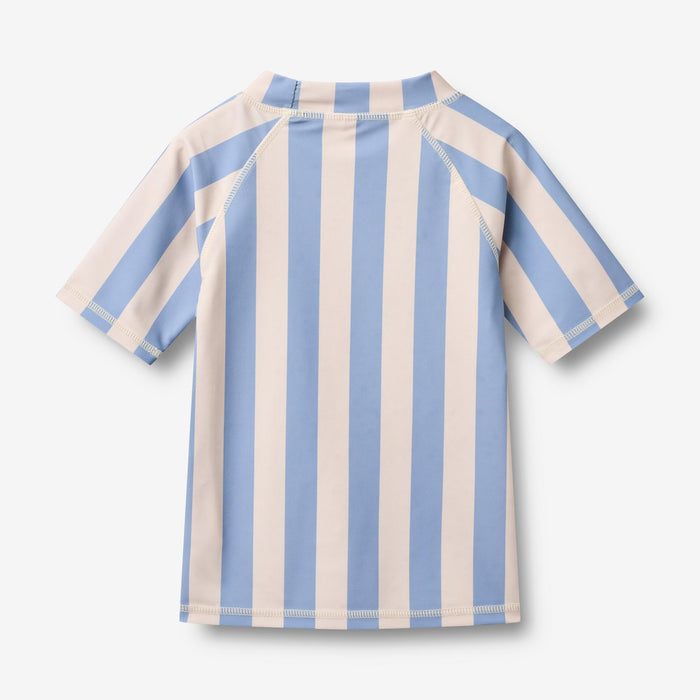 Wheat Main Swim T-shirt S/S Jackie T-Shirt 9732 bold blue stripe
