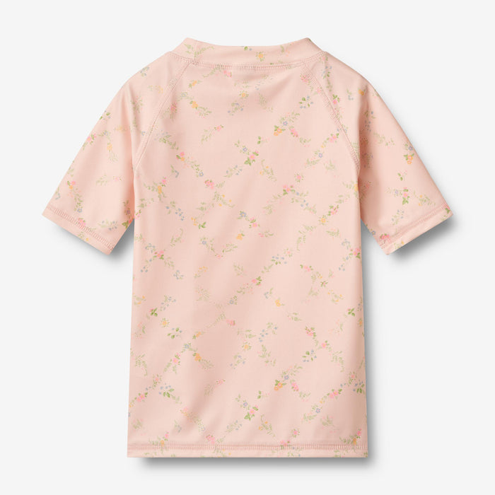 Wheat Main Swim T-shirt S/S Jackie T-Shirt 9450 powder checked flowers