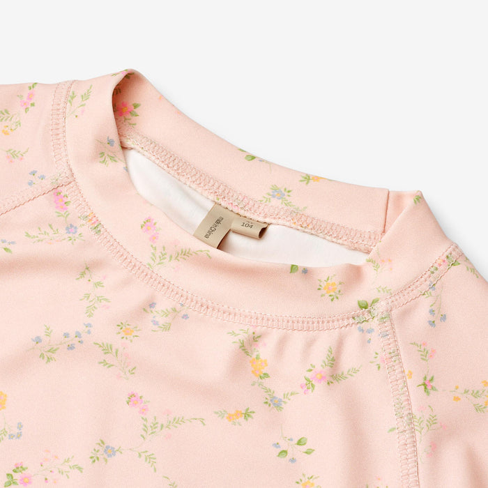Wheat Main Swim T-shirt S/S Jackie T-Shirt 9450 powder checked flowers