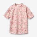 Wheat Main Swim T-shirt S/S Jackie T-Shirt 2526 powder flowers and seashells