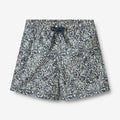 Wheat Main Swim Trunks Hansi Swimwear 9416 blue hawaii flowers